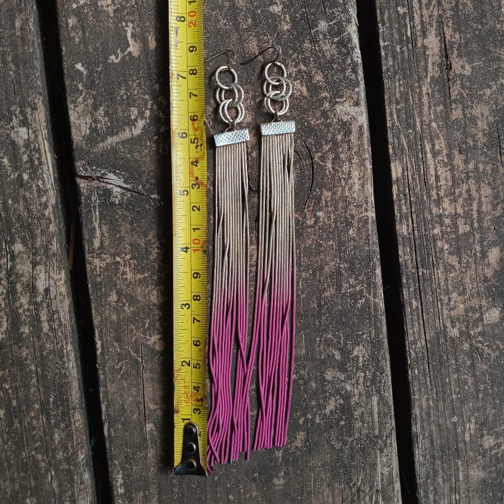 🌺 Rare 💕💗Earrings Length 💞Large - Picture 7 of 7